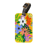 Yellow Garden Luggage Tag