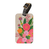 Pink Bouquet Luggage Tag