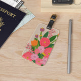 Pink Bouquet Luggage Tag