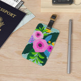 Aqua Garden Luggage Tag