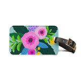 Aqua Garden Luggage Tag