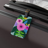 Aqua Garden Luggage Tag