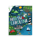 North Carolina Art Print