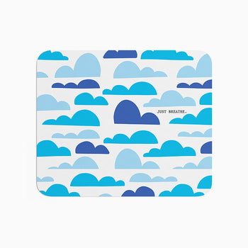 Just Breathe Clouds Mousepad