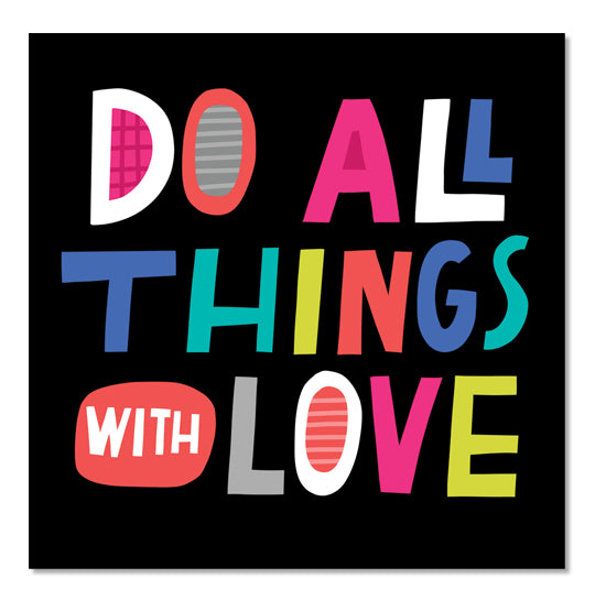 Do All Things Square Sticker