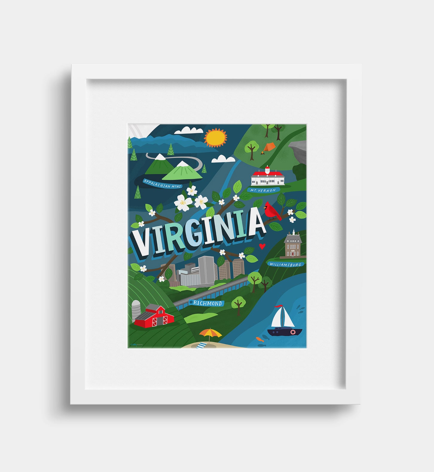 Virginia Print