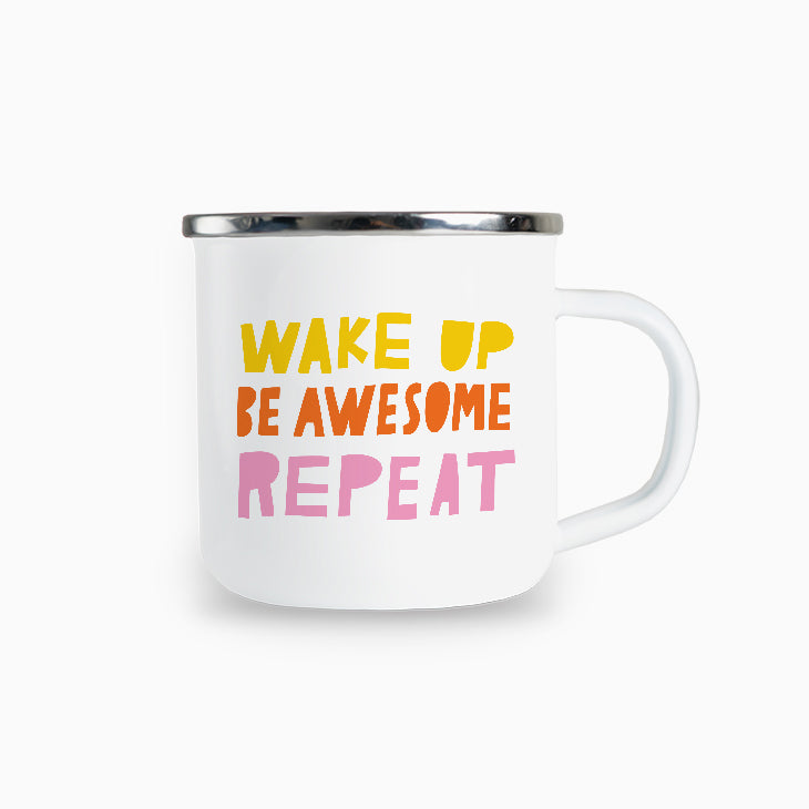 Wake Up Be Awesome Camp Mug