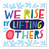 We Rise Square Sticker